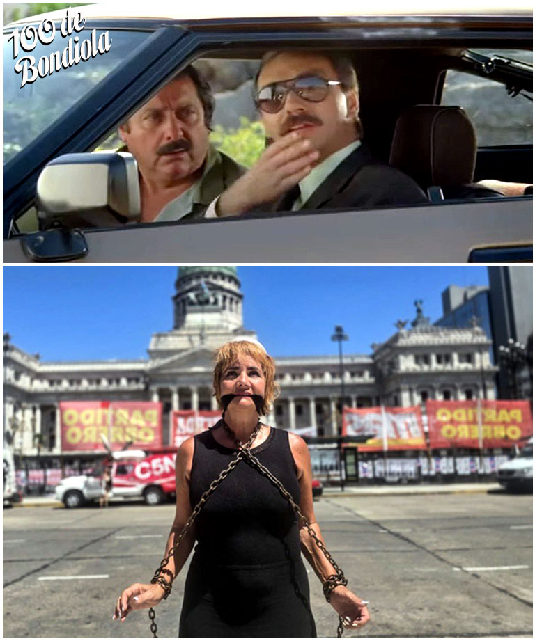 Ahí la tenés a la boluda...