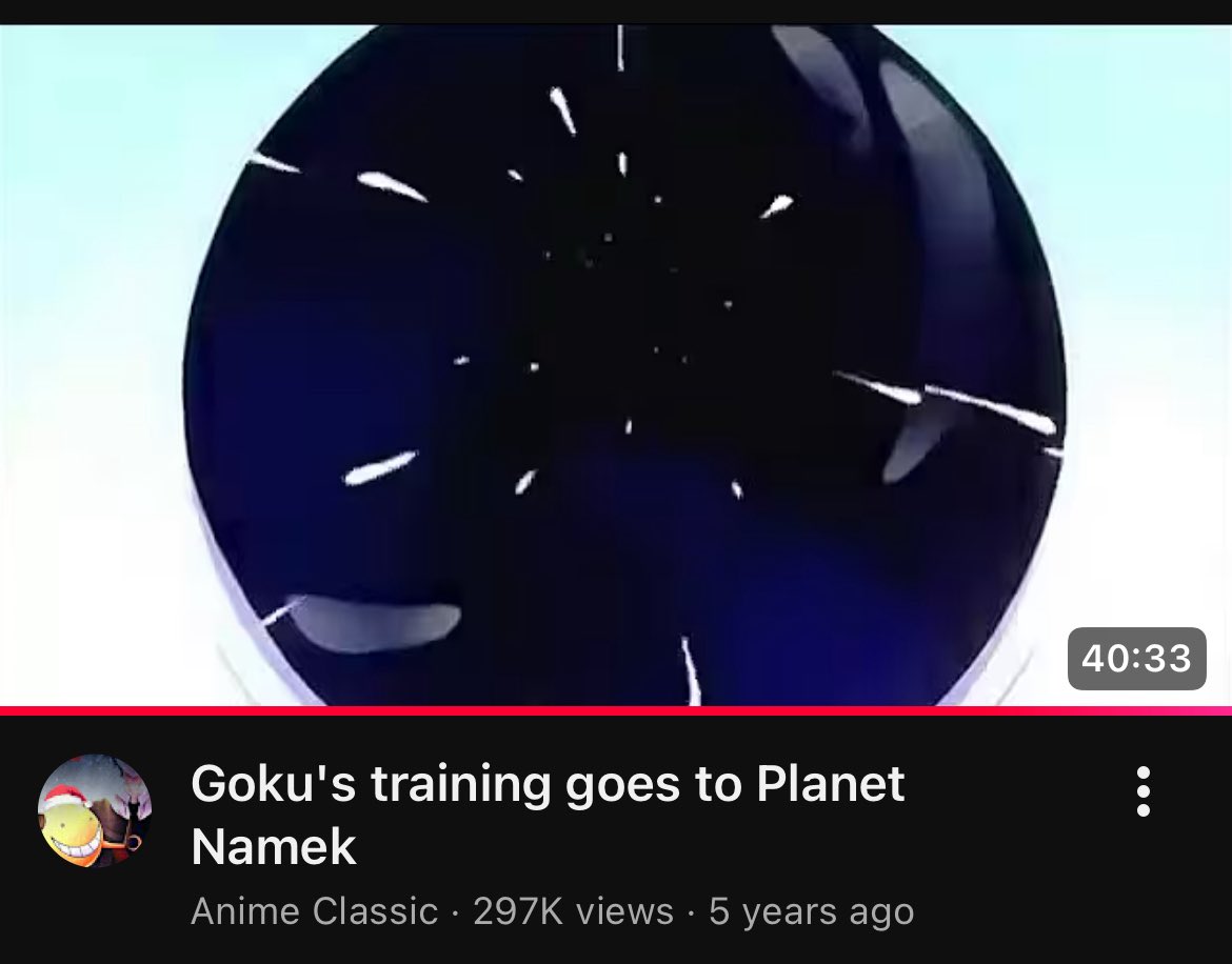 A dude was able to make a 40 min comp of just Goku training  while on the way to namek. Stop it lmao.