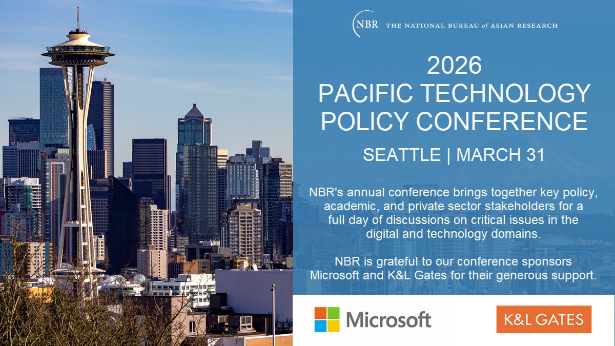 The National Bureau of Asian Research tweet media