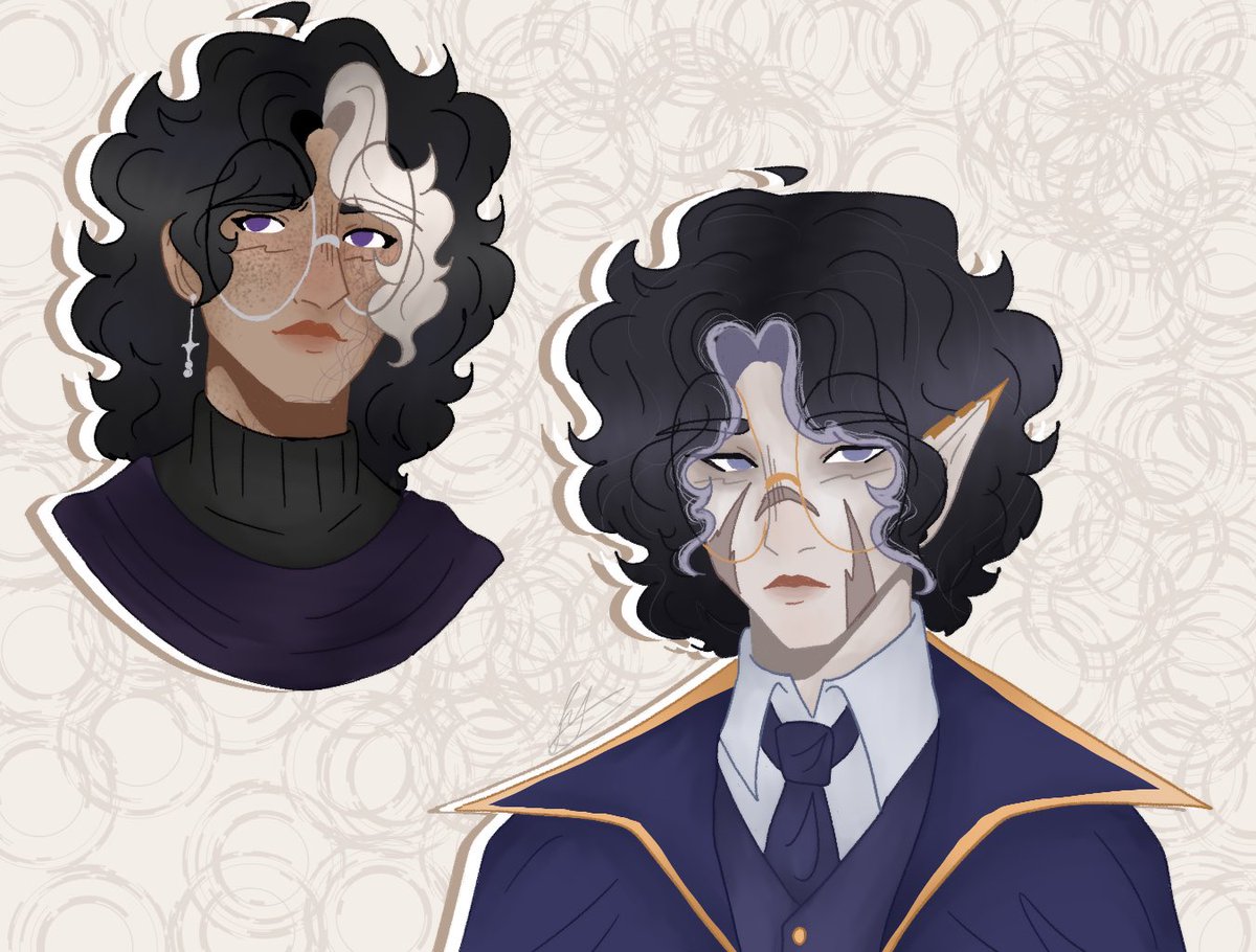 There’s so much lore behind these two that hasn’t had a chance to come out yet  😈😈 (also my character have a theme it seems) #DnDcharacter #dnd