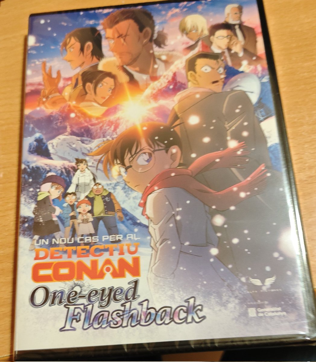 Chaoss121's tweet photo. Avui m'ha arribat el DVD de la peli 28 de Detectiu Conan amb @DoblatgeCatala!! Gràcies @alfapictures !!! Amb moltes ganes de poder gaudir de la 29 als cines aquest any!! #DetectiuConan3XL #ConanSX3 https://t.co/BtwZy52lqz