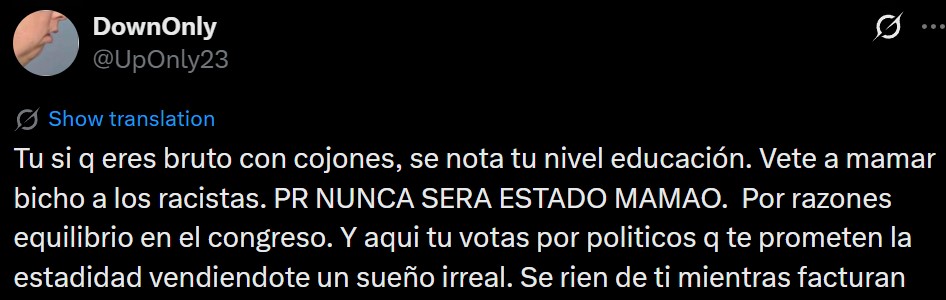 HolyChrisMolina's tweet photo. El amor que he recibido de la izquierda hoy a sido maravilloso. Todo porque no aguantan que le lleven la contraria a la narrativa sobre hawai. Todo emociones, cero datos.