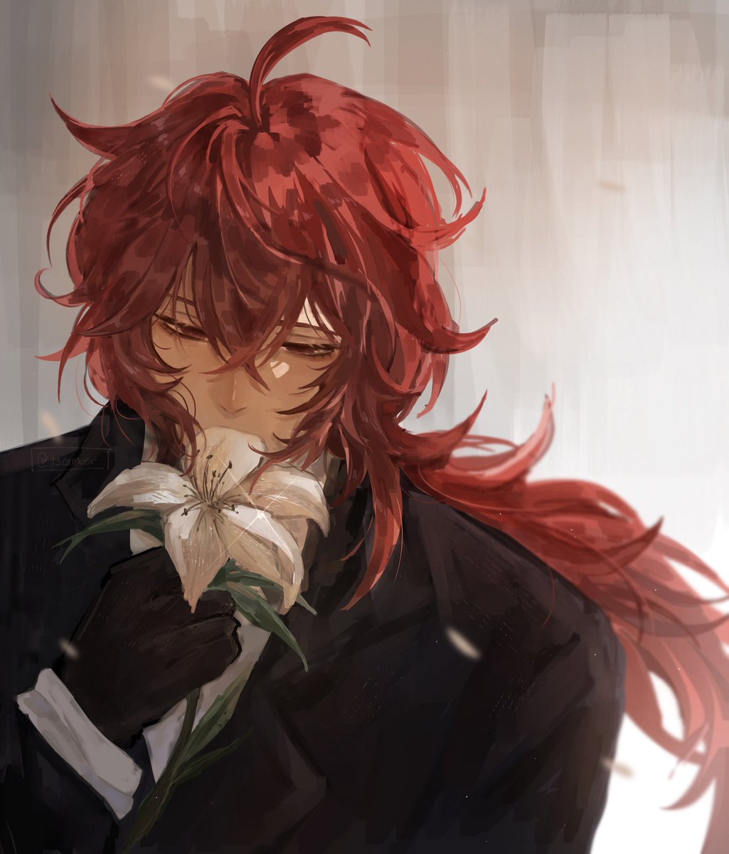 he is a yearner #diluc #genshin