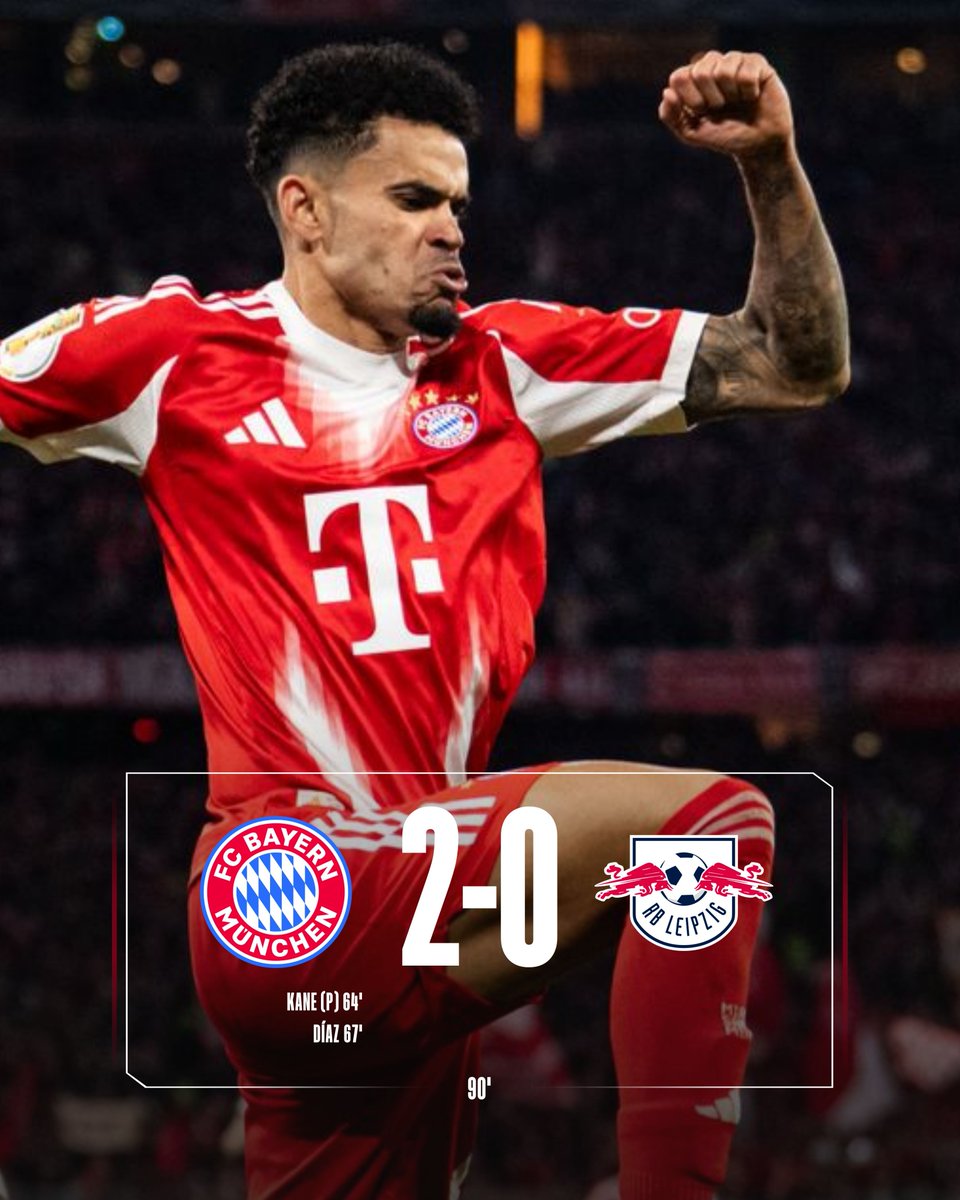 𝗙𝗨𝗟𝗟 𝗧𝗜𝗠𝗘 𝗔𝗧 𝗧𝗛𝗘 𝗔𝗟𝗟𝗜𝗔𝗡𝗭 𝗔𝗥𝗘𝗡𝗔 🏟️

We're into the DFB Cup semifinals! 💪