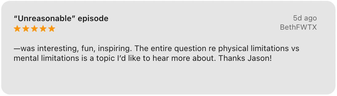 JasonFitz1's tweet photo. Great feedback on the latest episode of the Strength Running Podcast with @JohnGoldman. This was a unique "case study" on the unreasonable goal of qualifying for Boston in a year (and taking 2 hours off your time...)
https://t.co/Ez01le4R6o https://t.co/gIIvUY9jKG