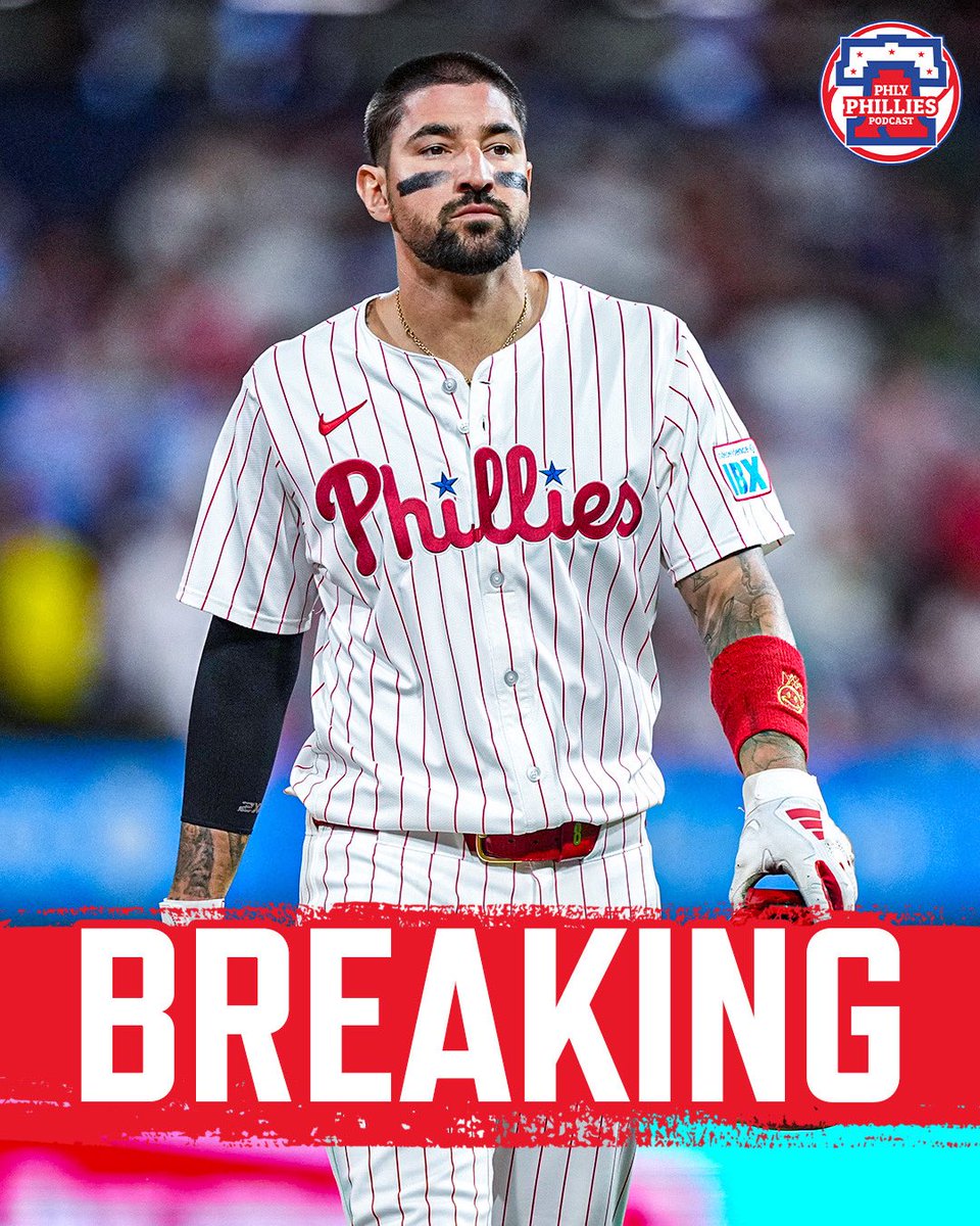 PHLY_Phillies's tweet image. The Phillies have asked Nick Castellanos not to report to camp per @MattGelb