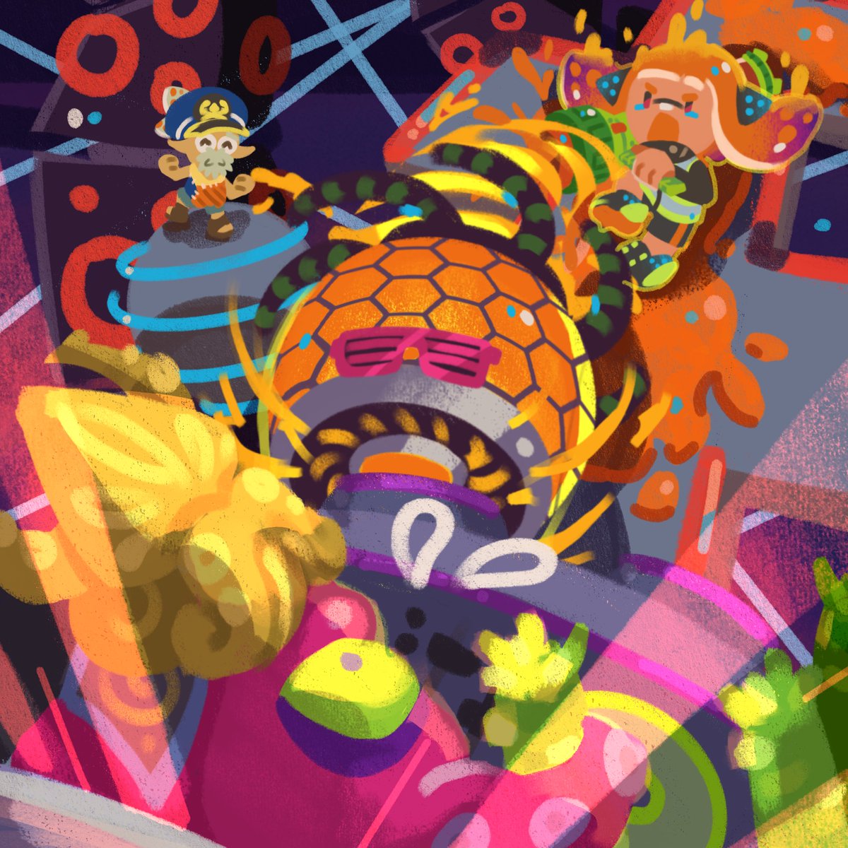 Enter the Octobot King: Calamari Inkantation time! 🐙
I think octavio might be cooked guys,,, go get em 3!!

#Splatoon