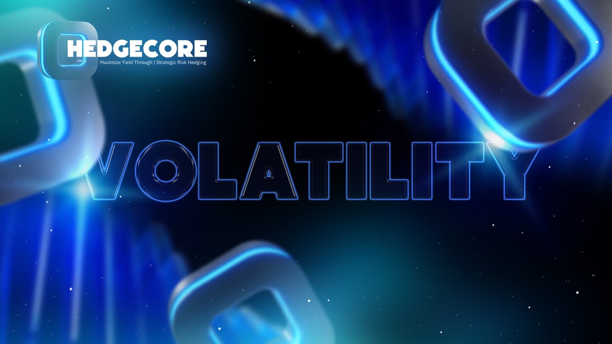 ▪️What is Volatility?
Volatility is the degree of price change of an asset over time.
High volatility means sharp rises and drops in value.
Cryptocurrencies are typically more volatile than traditional markets.

🟦 HedgeCore