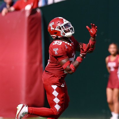 Lowest passer rating when targeted, AAC safeties in 2025:

Jamere Jones, Temple: 47.6
Ja'Qurious Conley, Charlotte: 57.1
Devin Robinson, Tulsa: 58.6
Will Jones II, North Texas: 65.1
Jimmy Wyrick, UTSA: 66.3
Tyan Milton, UTSA: 69.0
Casey Larkin, Army: 69.3
Kevin Adams III, Tulane:
