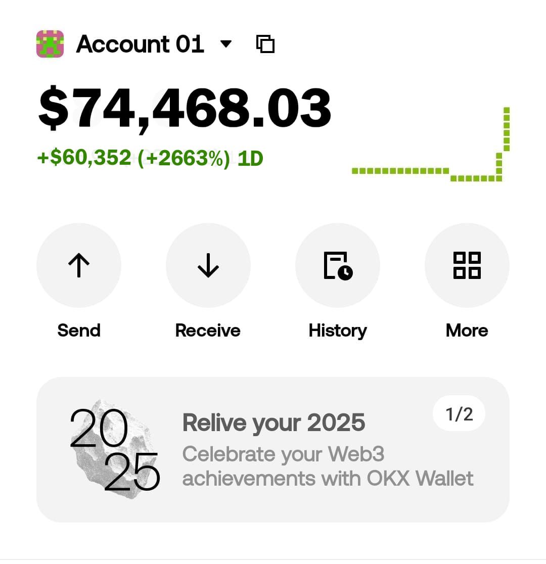 Another Win for 2026

Crypto did it.
Web3 did it.

To celebrate this crazy pump, I’m doing a small BNB Giveaway 

✅ Drop your BNB address ✅ Like &amp; Repost ✅ Follow

I’ll randomly pick 10 winners 🏆
Let’s spread good vibes in the Web3 space 💛

#BNB #Crypto #Giveaway #Web3