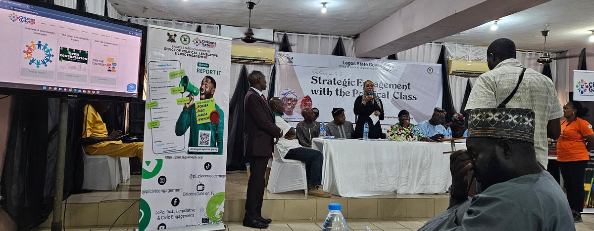 GWA participated in a Strategic Engagement Programme with the political class to strengthen public trust in governance and promote grassroots ownership of government policies and projects across Lagos State.
Organized by @OPLCE_Lagos