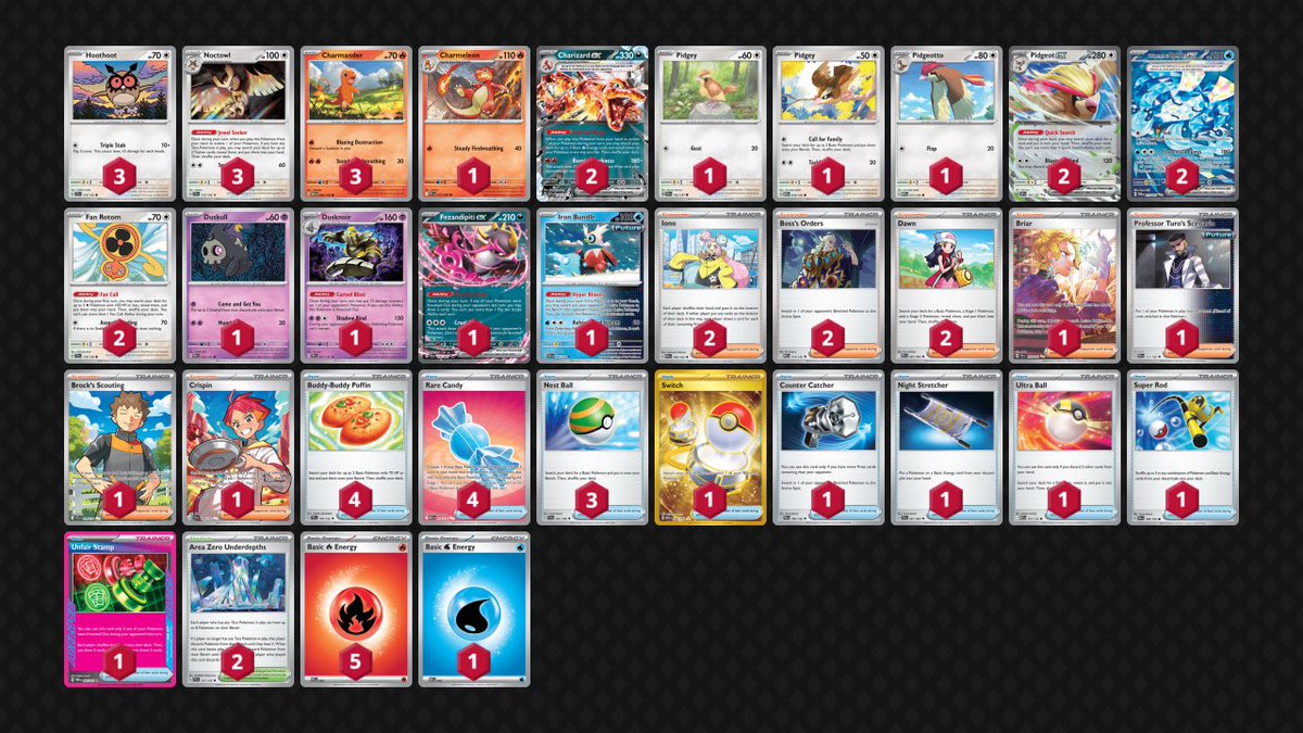 This is a deck I’ve been working on and it’s pretty cool. Inspired by <a href="/SmartTCG/">SmartTCG</a> Merida list, I decided to lean more into the Wellspring angle to try and cheese the early game. I would probably play this for EUIC if I were going. 

Some cards are still being considered.