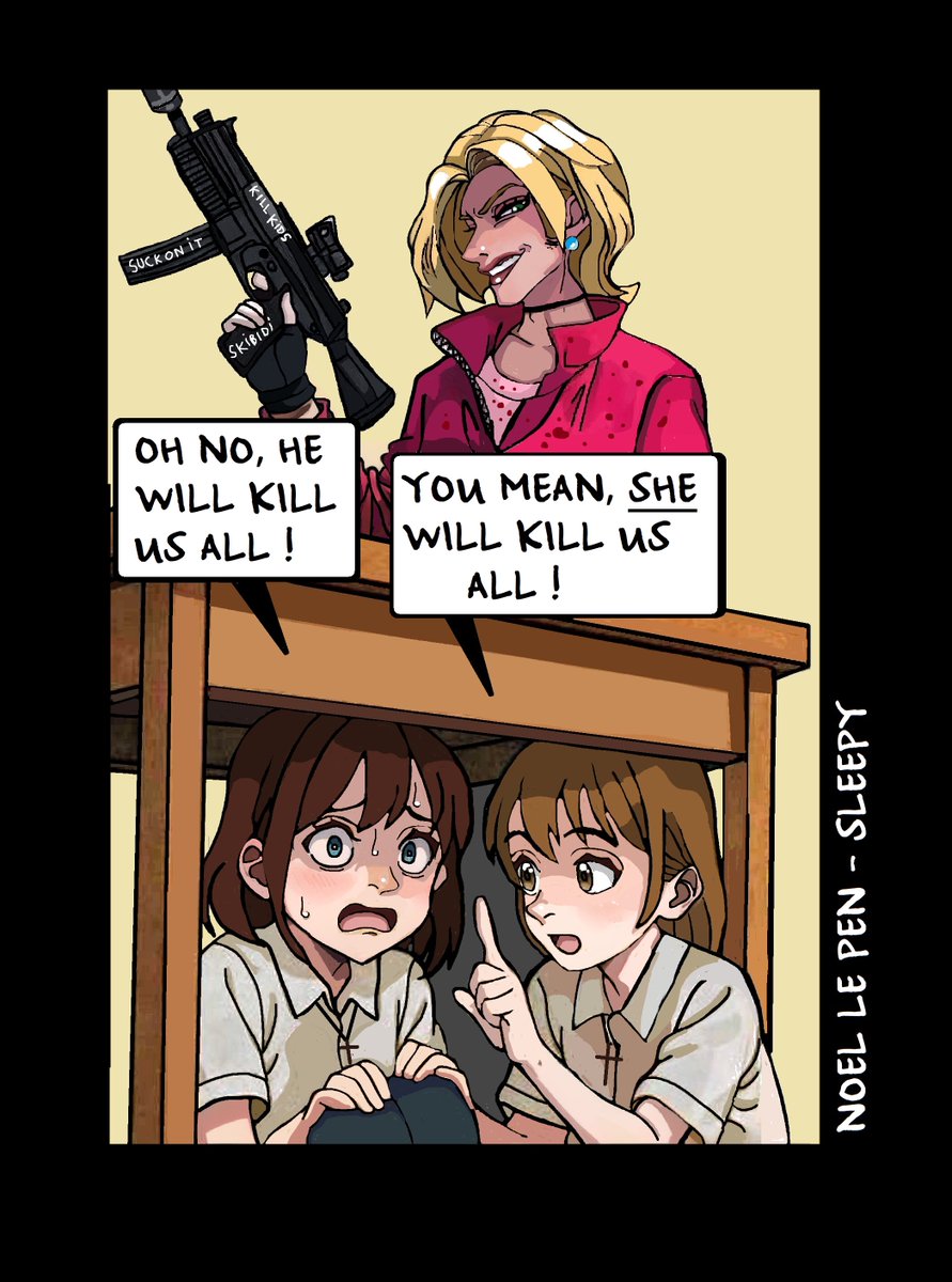 The thing that never happens happened 🔫🏳️‍⚧️ ( idea by <a href="/asleepy587/">Sleepy</a> )