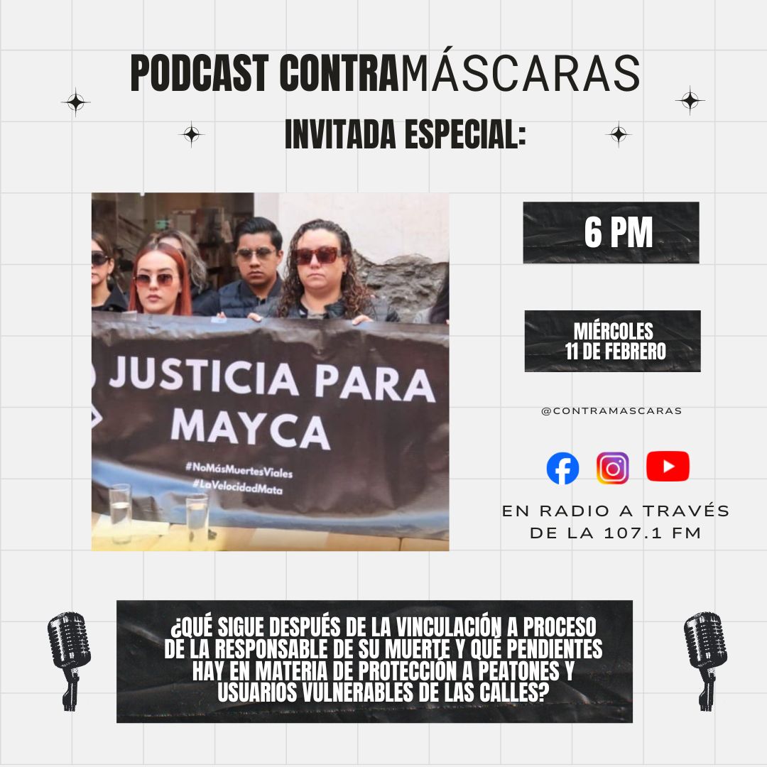 contramascaras's tweet photo. 🔵Este miércoles, te invitamos a escuchar y a ver esta entrevista con Mariana Álvarez, hermana de #Mayca, a través de la 107.1 FM y las redes sociales de @fmcholollan https://t.co/hwai0Qr7PI