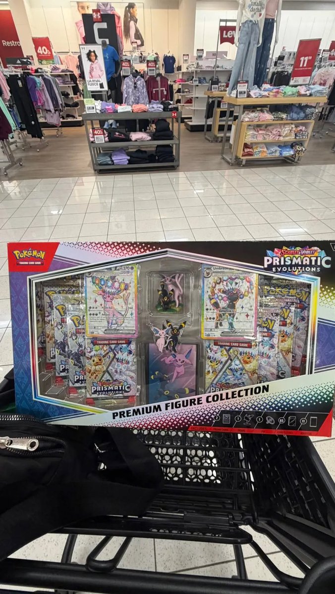 PokemonRestockr's tweet photo. 🚨 Kohl’s Pokémon Finds This Week! 🚨
If you’ve got a Kohl’s nearby, it’s worth a check 👀

🔥 Prismatic Figure Collection – $79.99 🔥 Prismatic Mini Tins – $14.99 
👇Prismatic Kohl’s in store stock checker 👇

https://t.co/lNCSCEQFF3 https://t.co/NKZzm3Ce8u
