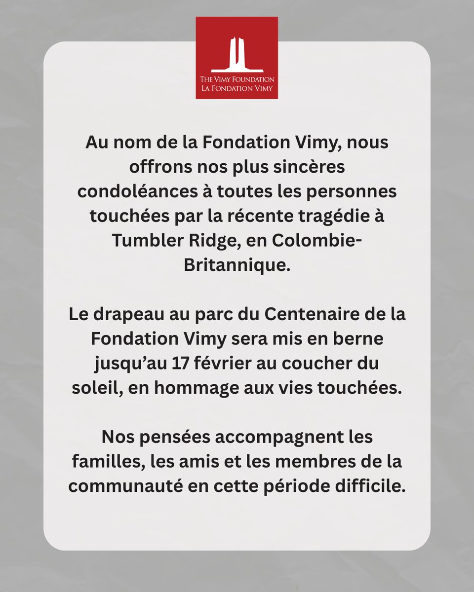 The Vimy Foundation 🍁 La Fondation Vimy tweet media