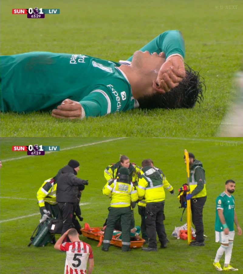 遠藤航がサンダーランド戦で負傷交代🇯🇵💥

W杯開幕を4ヶ月後に控えるなかで、日本代表キャプテンが担架でピッチを後にする