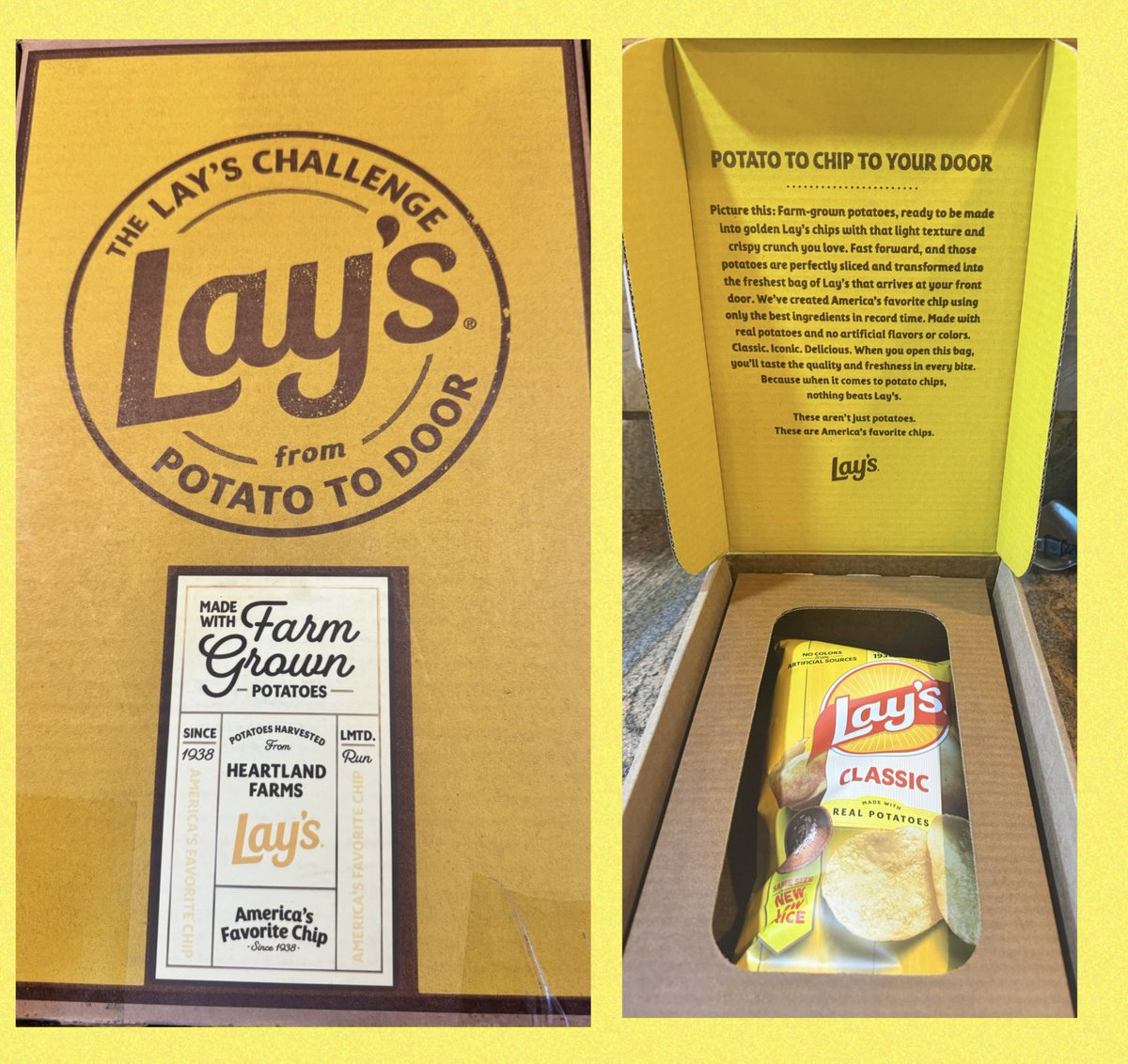 georgia71's tweet photo. @LAYS Got mine! Thanks @LAYS https://t.co/AeqvSI5EdB