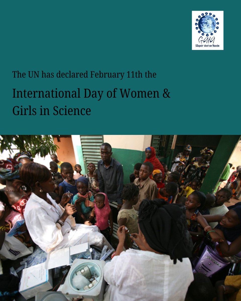 GAIAvaccine's tweet photo. The UN has declared February 11th to be the International Day of Women and Girls in Science! We commend our incredible team of doctors and healthcare workers for advancing our mission and providing crucial medical care to the Malian community. https://t.co/xxSdLhoFrU