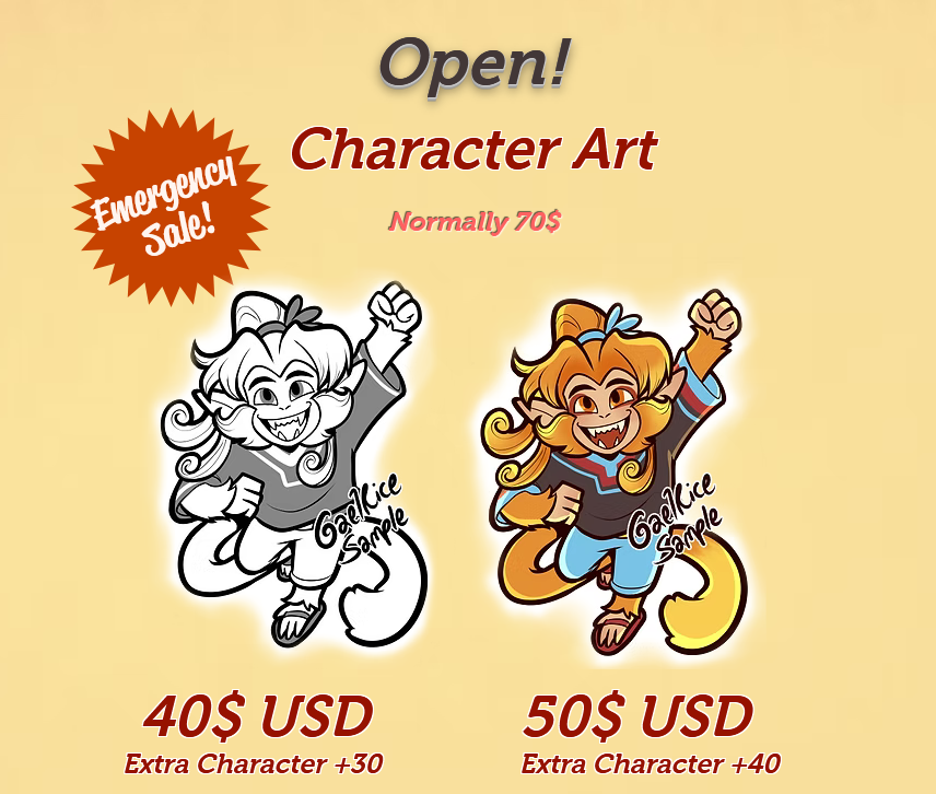 Huge d!$c0unt on cartoony chibis! Don't miss it! 👀
