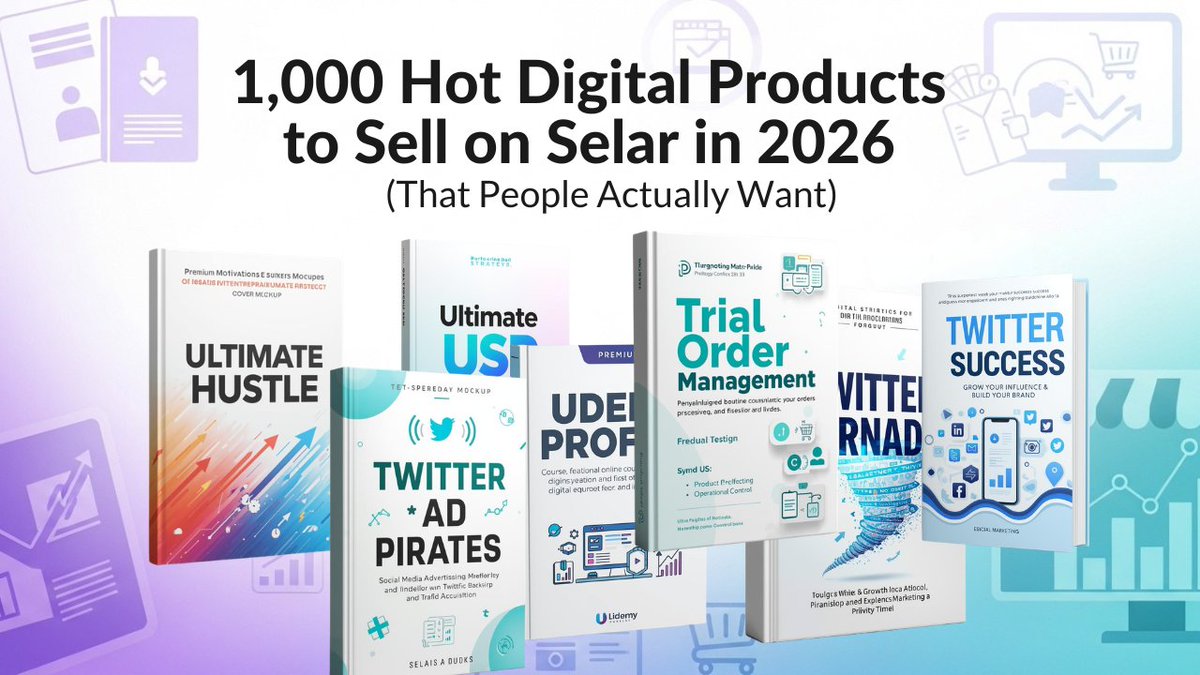 BizGuruPro's tweet photo. I just published 1,000 Hot Digital Products to Sell on Selar in 2026 (That People Actually Want) https://t.co/fEIFzHXLN2 https://t.co/ed2oZnx1x7