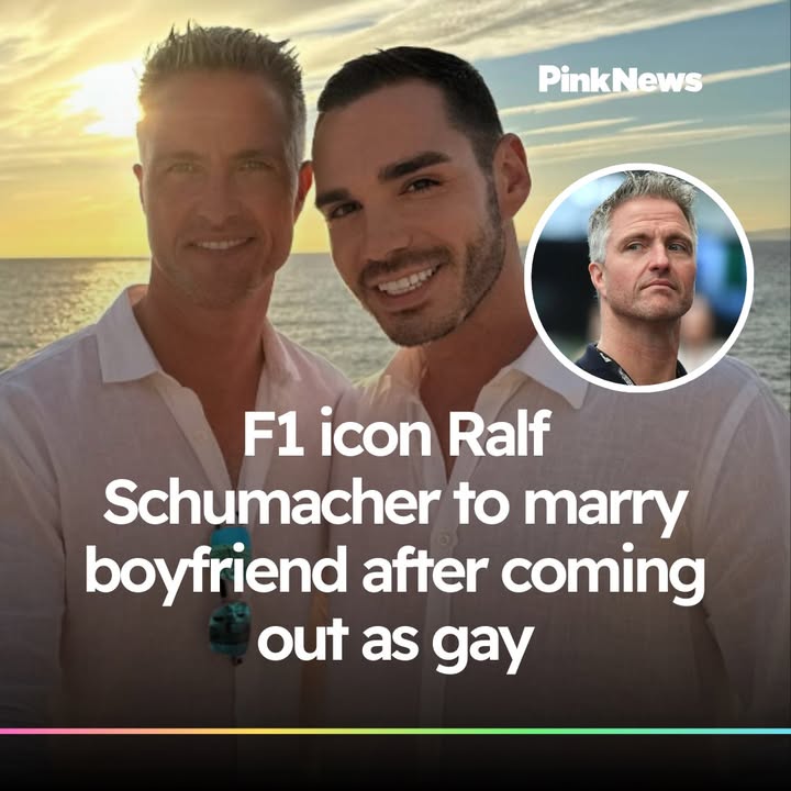 F1 icon Ralf Schumacher 'to marry' boyfriend after coming out as gay ➡️ bit.ly/403qjd2

📷 Getty, Ralf Schumacher via Instagram