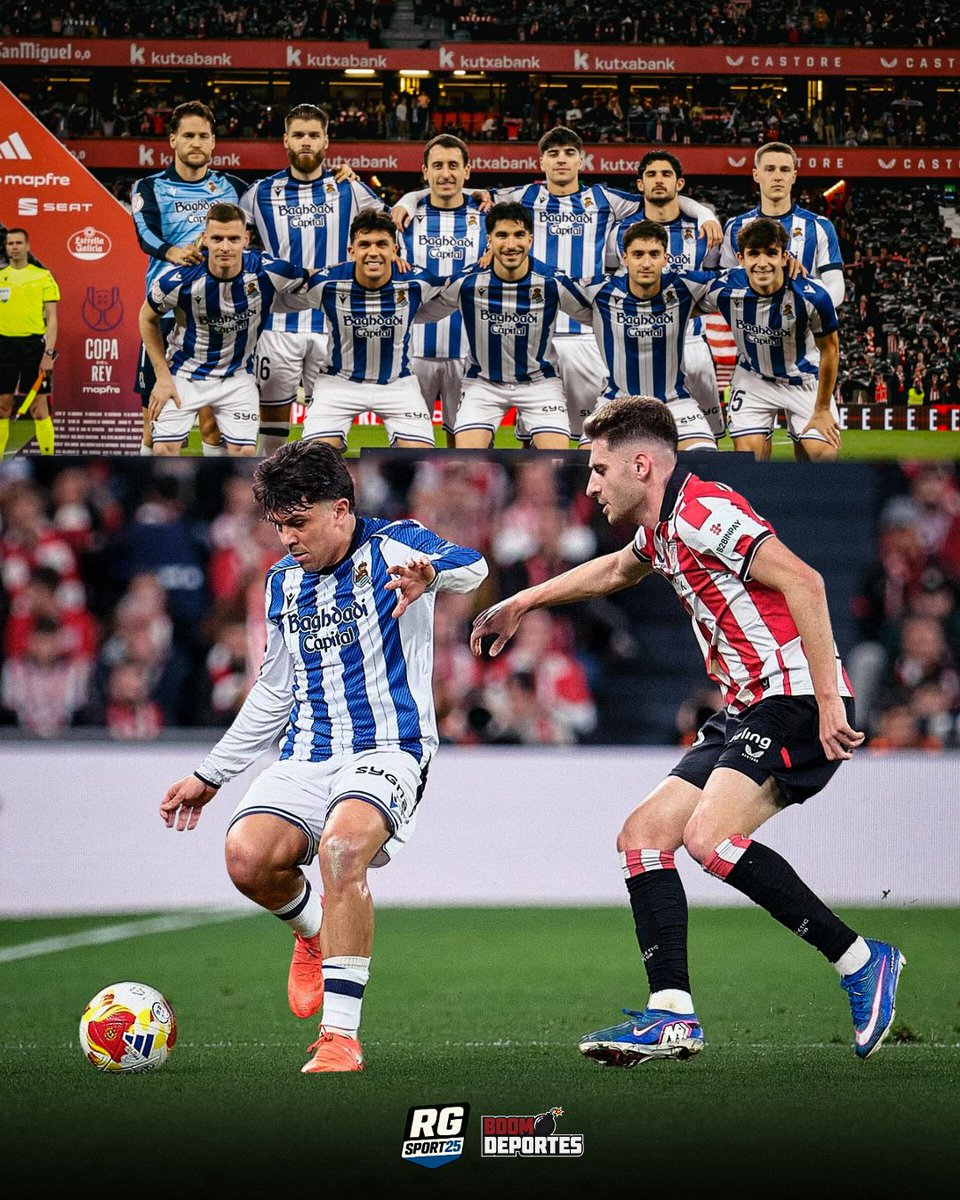 ⚽️🔝🇻🇪 | Jon Aramburu disputó 74 minutos en la victoria de la Real Sociedad (0-1) ante el Athletic Club en la ida de las semifinales de la Copa del Rey.

El “Búfalo” completó el 70% de sus pases y ganó 1 de los 3 duelos aéreos que disputó.

#Aramburu #RealSociedad #Copadelrey