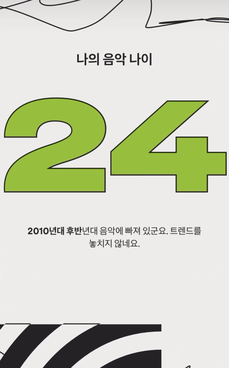 -스포티파이age 24 ㅋㅋ (야 나두ㅋㅋ) 
-top5곡 중 하나는 i always wanna die (sometimes), the 1975