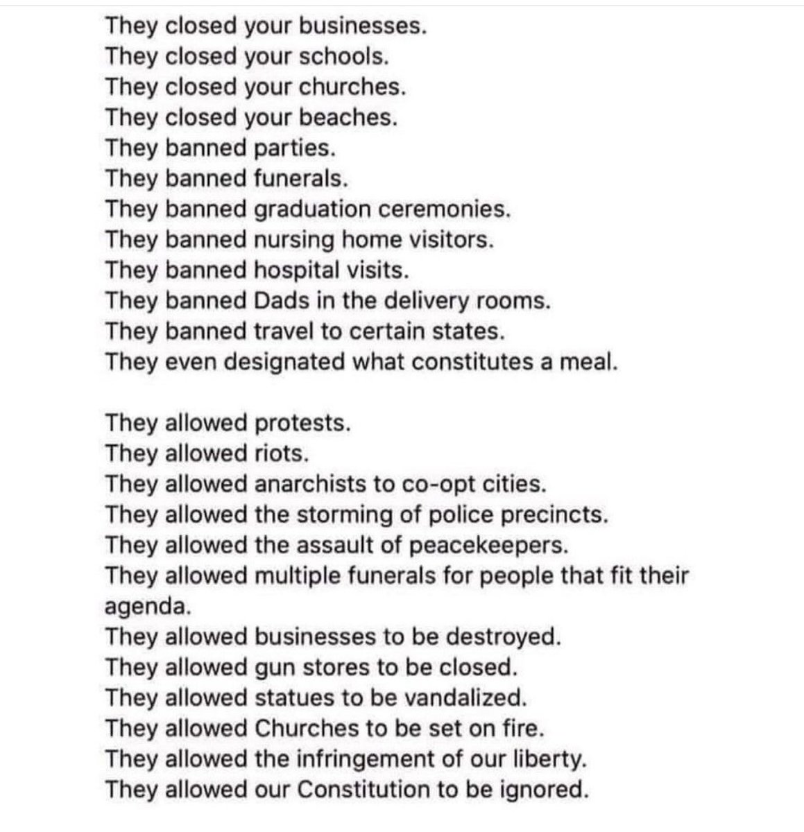 <a href="/TheTNHoller/">The Tennessee Holler</a> <a href="/jeffpearlman/">Jeff Pearlman</a> What best describes the Democratic Party in one sign...

.....or twenty.

Real fascist project like no other.

A friendly reminder of what Democrats have done in recent history.