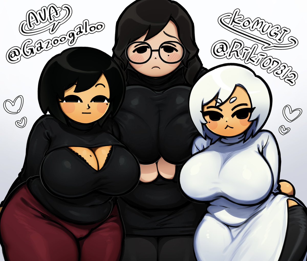 AVAちゃん🖤【<a href="/Gazoogaloo/">Gazoogaloo</a> 】
KOMUGIちゃん🤍【<a href="/Riki07312/">ANBER</a> 】

お借りしました‼️🙏🥰❤️✨✨