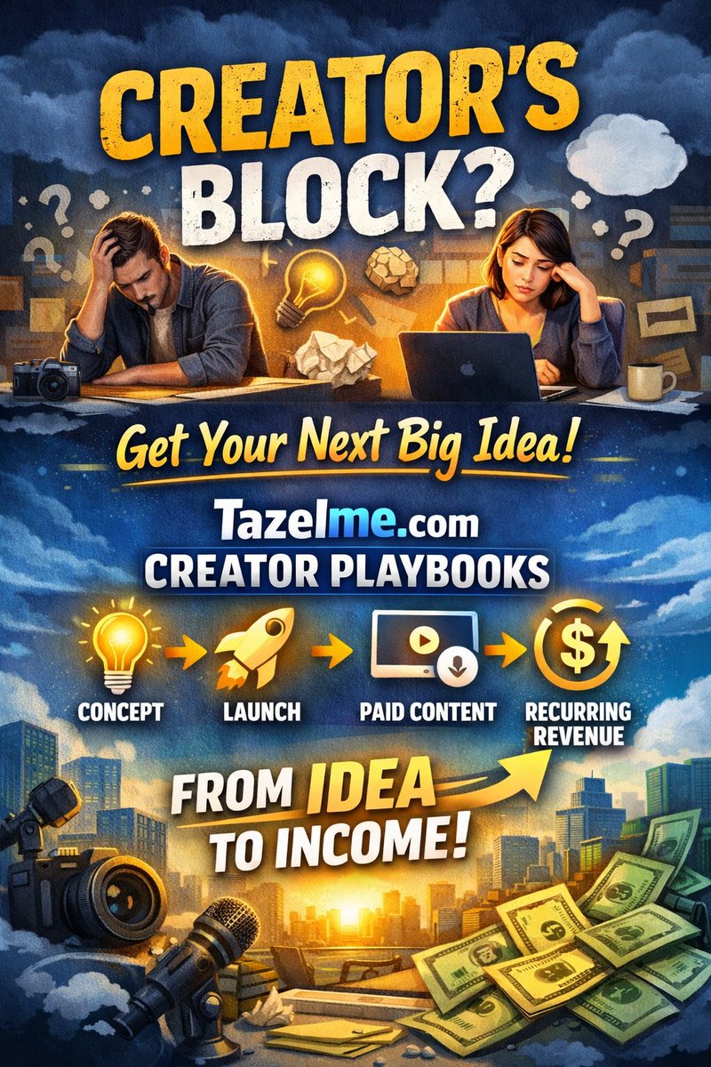 LesterLind58122's tweet image. Ever hit Creator’s Block?

You’ve got the talent.
You’ve got the vibe.
But the next idea just… won’t click. 😩

That’s where most creators stall.

The difference between creators who dream and creators who earn?
👉 A system for turning ideas into income.

On