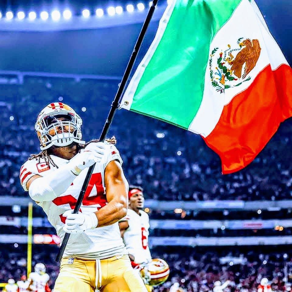49ersSportsTalk's tweet photo. Who’s going to the #49ers home game in Mexico City this coming season? 👀 https://t.co/GHgy1VvOVE