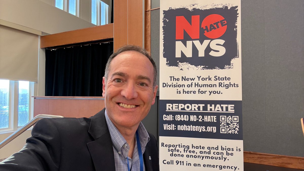 ADL_NYNJ's tweet photo. Great to join NYC and partners throughout New York State for a @NYSHumanRights summit in Albany. We #TakeThePledge to stand up against hate against far too many New Yorkers, including the Jewish community. Let's continue to work together to make NYS #NoPlaceForHate.
#NoHateNYS https://t.co/a8BsmF1lmU