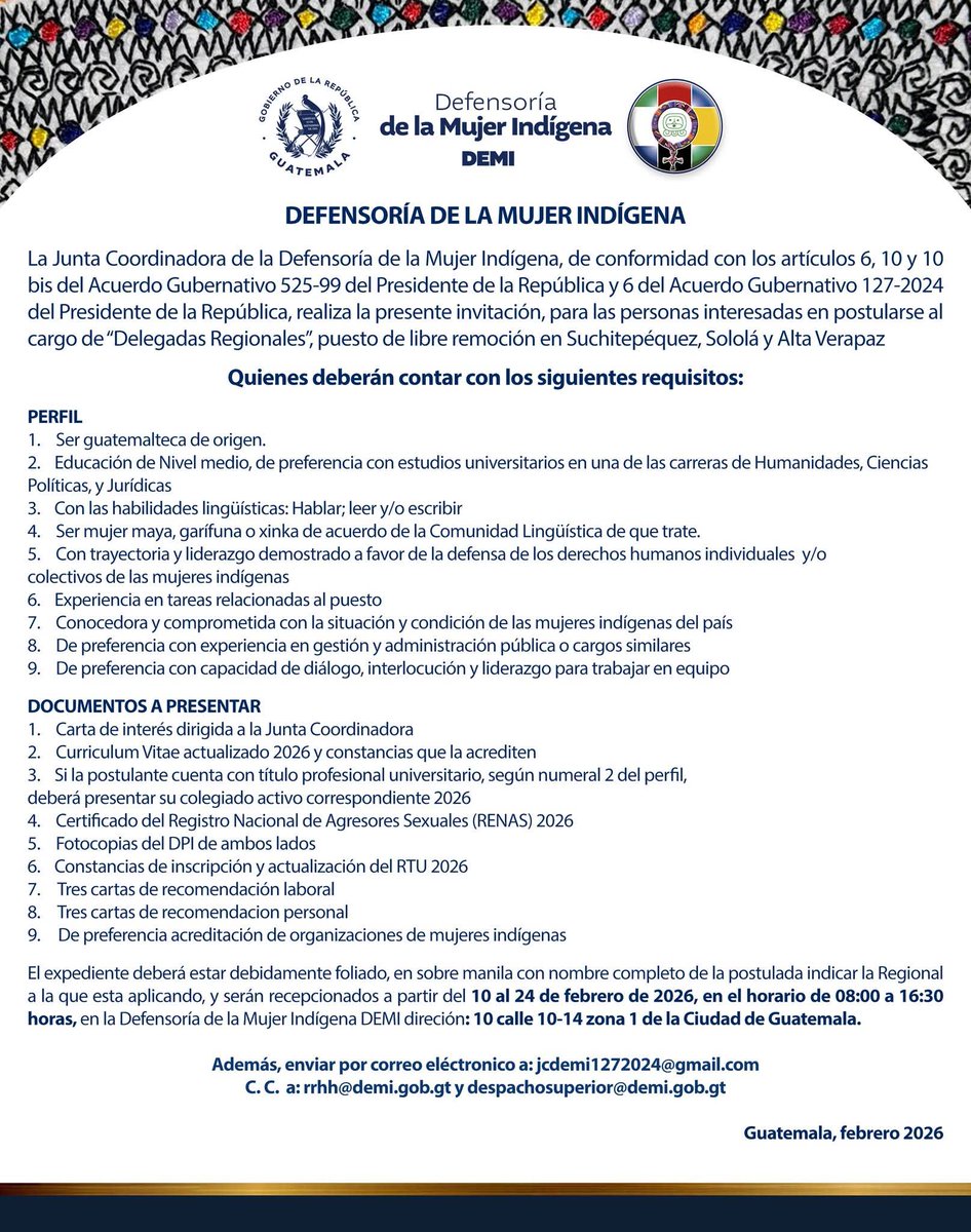 Defensoría -DEMI- tweet media