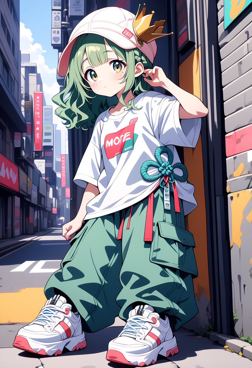 めりめりさん、参加します😃 オーバーサイズ #平成ガール