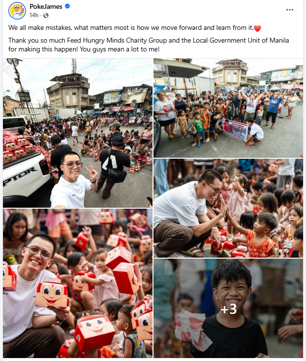 OoCPokemon's tweet photo. "I did charity instead so people can't criticize me..."

This smug scalper knew he was in deep trouble, so he decided to stage a charity event for both homeless kids and those who are living in low-income houses in a sad pathetic attempt to deflect future criticism and to save whatever little reputation he has left.

Buddy, we're not falling for your Jeff Bezos technique. You are, and will always remain, a filthy scalper who not only bought hundreds of toys for you to resell, but you also took advantage of impoverished kids for your sad pathetic PR stunt.