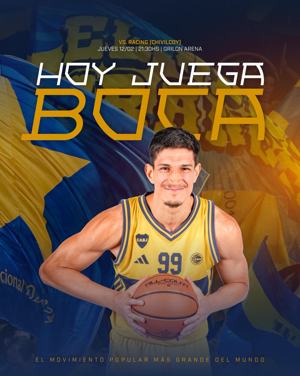 ¡𝗛𝗢𝗬 𝗝𝗨𝗘𝗚𝗔 #𝗕𝗢𝗖𝗔! 🏀💙💛💙
