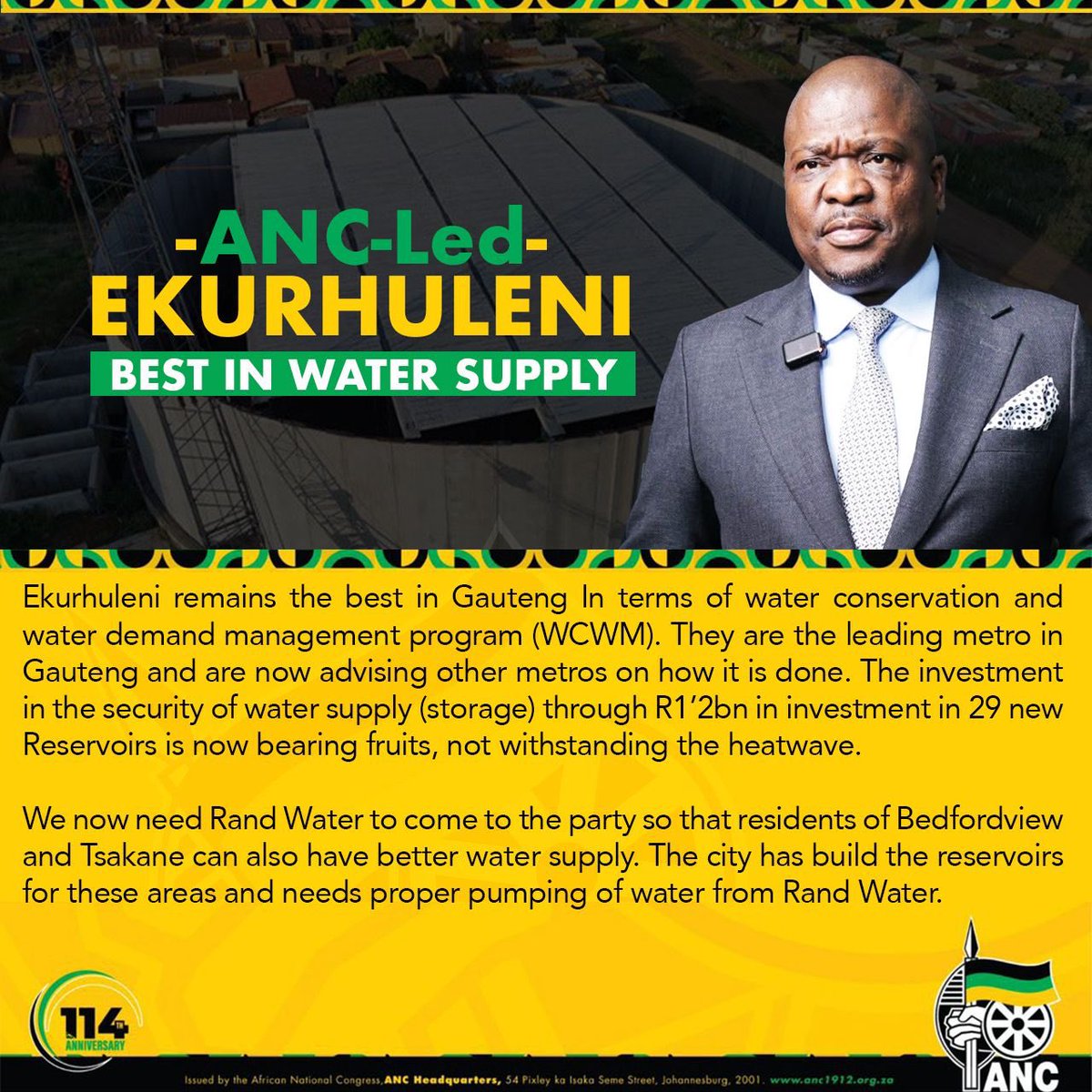 The EFF delivers in Ekurhuleni and the ANC takes credit.