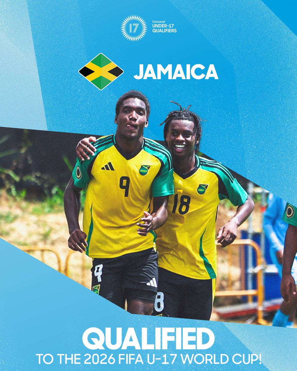 Concacaf's tweet photo. World Cup, here comes Jamaica! 🇯🇲👏 https://t.co/Oeyy9XVuLb