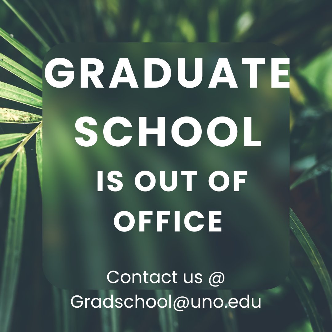 Grad School - UNO tweet media