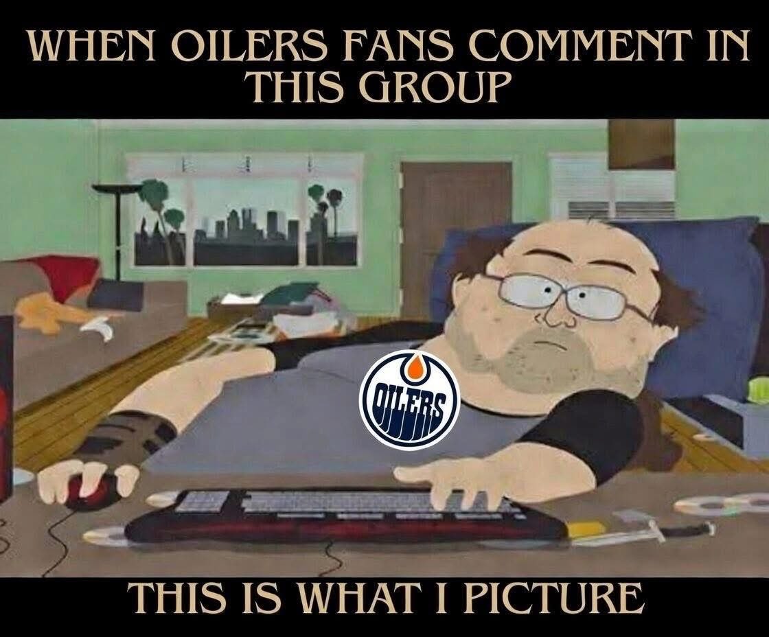 jaybo40387's tweet photo. Oilers fans in the chat room https://t.co/yDVn0upE9c