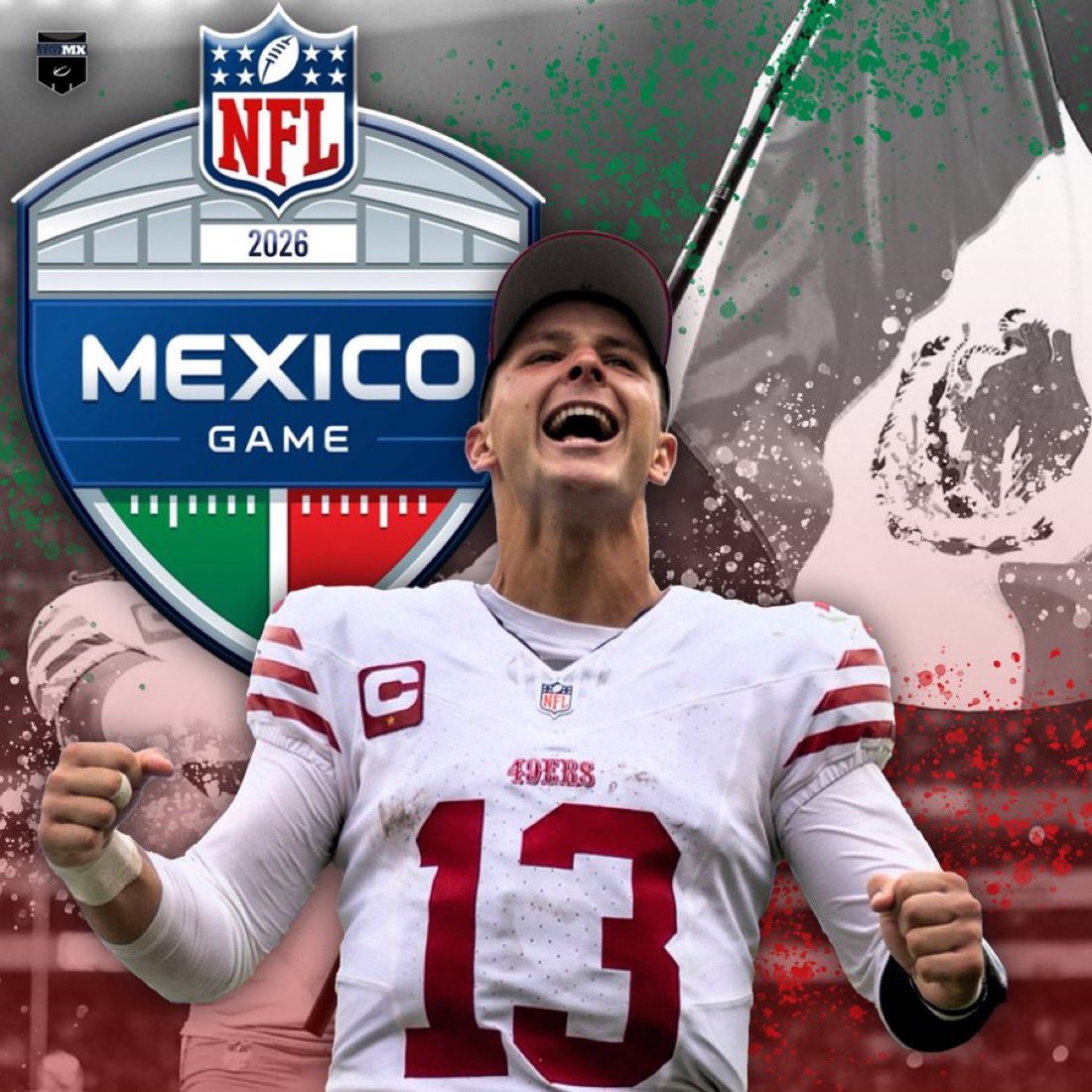 The 49ers will be the designated home team in Mexico City in the 2026 season, per <a href="/espnsutcliffe/">John Sutcliffe</a> 

h/t: <a href="/49ersSportsTalk/">49ers & NFL News 24/7</a>