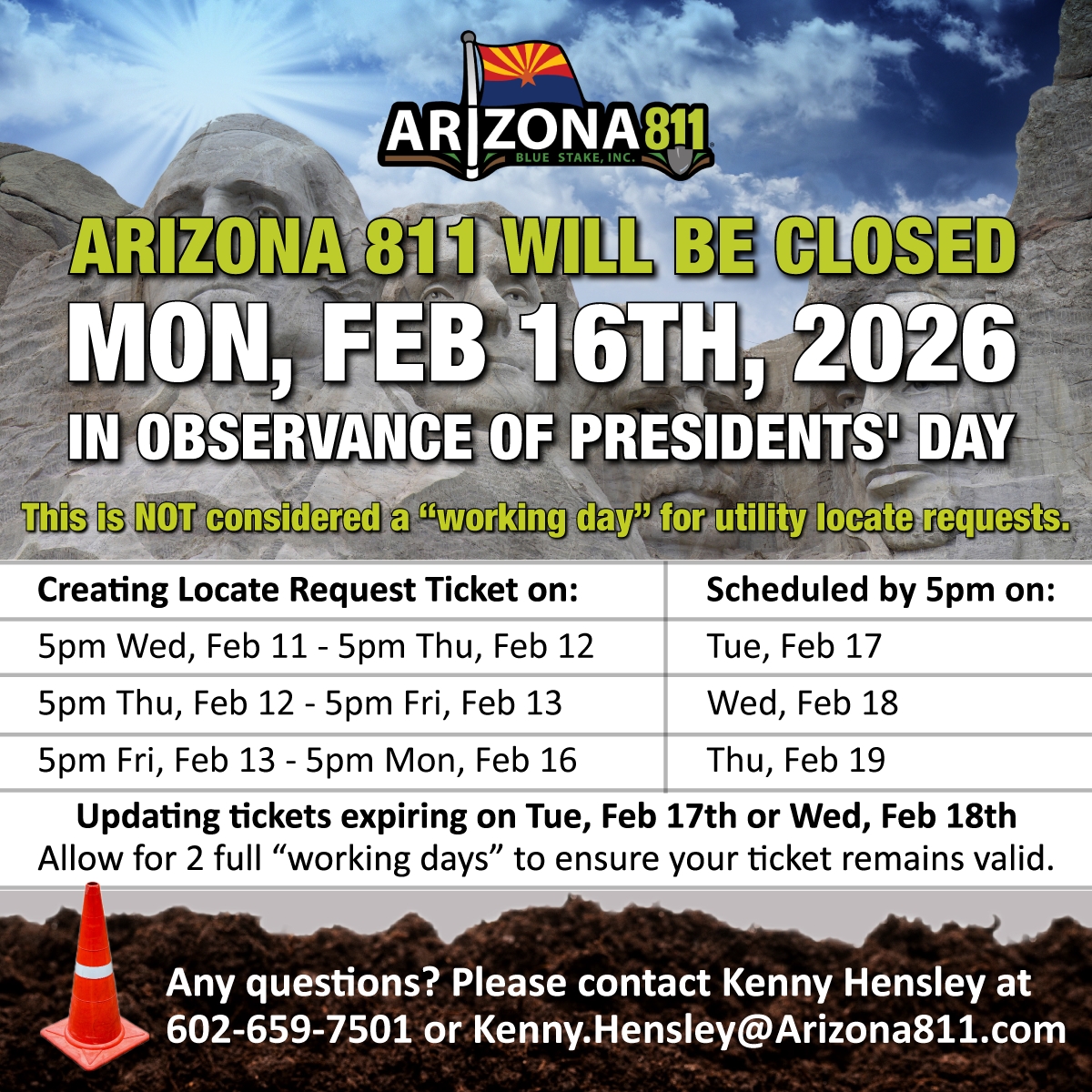 Arizona 811 tweet media