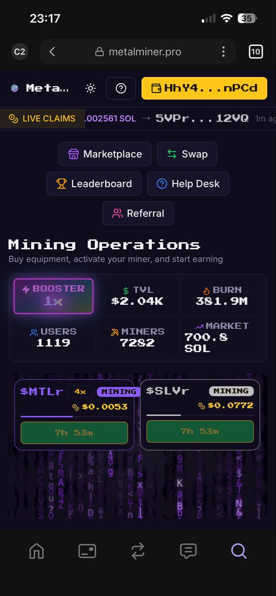 MigelJean's tweet photo. @MetalMinerX Can you unban me from the community please I'm still mining right now https://t.co/tsf00efssJ