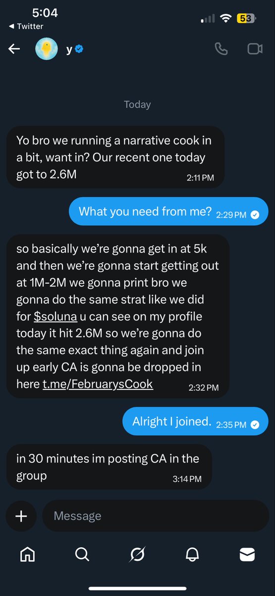 Quackelhurst's tweet photo. @y0lloo - A Solana rugger in 4 photos. 

Here’s his playbook - follow people commenting on Solana posts. DM them and invite them to a cook TG group that doesn’t allow messages. Deploy the same coin 4 times while saying you need to redeploy because of “bundles”. On the final deploy, let it almost bond then pull
The rug and delete every trace of it. 

@y0lloo care to explain? How much you make off these people??