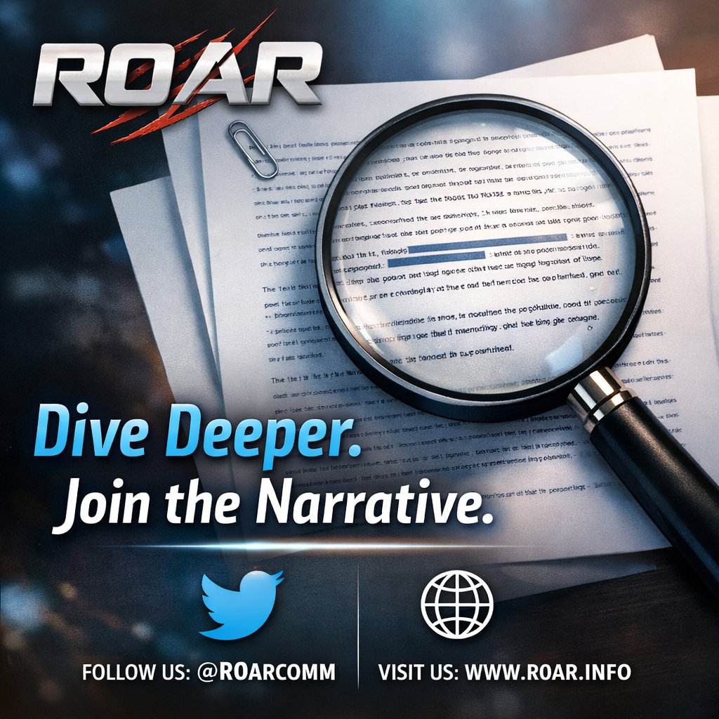 This is more than just a white paper; it's a call to build a new digital world. The signal is clear.

Read the full document for yourself: r0ar.io/post/the-r0ar-…

And check out the original announcement from <a href="/th3r0ar/">R0AR</a>: x.com/th3r0ar/status…

Let's build the narrative.