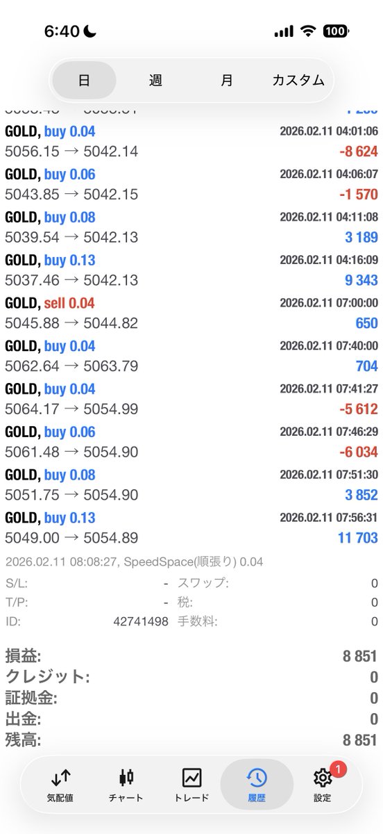 CROW_FX_GOLDEA's tweet photo. 📣2026.02.11📣
       📣収支報告📣

🟢🟢🟢🟢🟢🟢🟢🟢🟢
　危険日も安定性抜群‼️

　順張り逆張りの選択可

🟢🟢🟢🟢🟢🟢🟢🟢🟢

💫SpeedSpace逆張り（9-15時）
収支             ＋      9916円

💫SpeedSpace順張り（9-15時）
収支              ＋    8 851円

✅複数EA取り扱い
✅安定性と利益を追求し続ける
✅相場を常に監視する

　　🐦‍⬛🐦‍⬛🐦‍⬛🐦‍⬛🐦‍⬛🐦‍⬛🐦‍⬛🐦‍⬛
　　オプチャ参加はコチラ
　　▶️ https://t.co/pNasFWm9qe
　　🐦‍⬛🐦‍⬛🐦‍⬛🐦‍⬛🐦‍⬛🐦‍⬛🐦‍⬛🐦‍⬛

X/ドル円/ゴールド/GOLD/ロスカット/資金/FRB/FOMC/増税/減税/BTC/XRP/USDJPY/ビットコイン/仮想通貨/S&P500/為替/日銀/日経平均/株/XM/金融資産/Bitcoin/雇用統計/日経先物/トレ/CPI/副業/バカラ/バイナリー/債務整理/借金/競馬/ボード/パチンコ/パチスロ/ニュース/減税/ロスカ/中国/BO/自民

#FX 
#不労所得
#オリンピック 
#自動売買