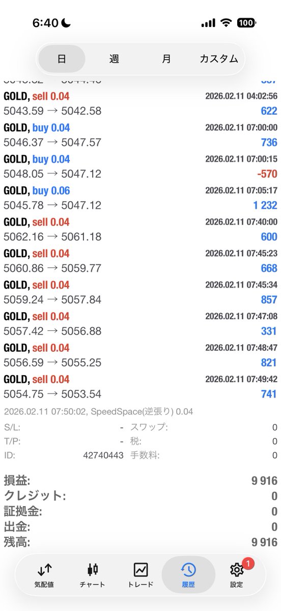 CROW_FX_GOLDEA's tweet photo. 📣2026.02.11📣
       📣収支報告📣

🟢🟢🟢🟢🟢🟢🟢🟢🟢
　危険日も安定性抜群‼️

　順張り逆張りの選択可

🟢🟢🟢🟢🟢🟢🟢🟢🟢

💫SpeedSpace逆張り（9-15時）
収支             ＋      9916円

💫SpeedSpace順張り（9-15時）
収支              ＋    8 851円

✅複数EA取り扱い
✅安定性と利益を追求し続ける
✅相場を常に監視する

　　🐦‍⬛🐦‍⬛🐦‍⬛🐦‍⬛🐦‍⬛🐦‍⬛🐦‍⬛🐦‍⬛
　　オプチャ参加はコチラ
　　▶️ https://t.co/pNasFWm9qe
　　🐦‍⬛🐦‍⬛🐦‍⬛🐦‍⬛🐦‍⬛🐦‍⬛🐦‍⬛🐦‍⬛

X/ドル円/ゴールド/GOLD/ロスカット/資金/FRB/FOMC/増税/減税/BTC/XRP/USDJPY/ビットコイン/仮想通貨/S&P500/為替/日銀/日経平均/株/XM/金融資産/Bitcoin/雇用統計/日経先物/トレ/CPI/副業/バカラ/バイナリー/債務整理/借金/競馬/ボード/パチンコ/パチスロ/ニュース/減税/ロスカ/中国/BO/自民

#FX 
#不労所得
#オリンピック 
#自動売買