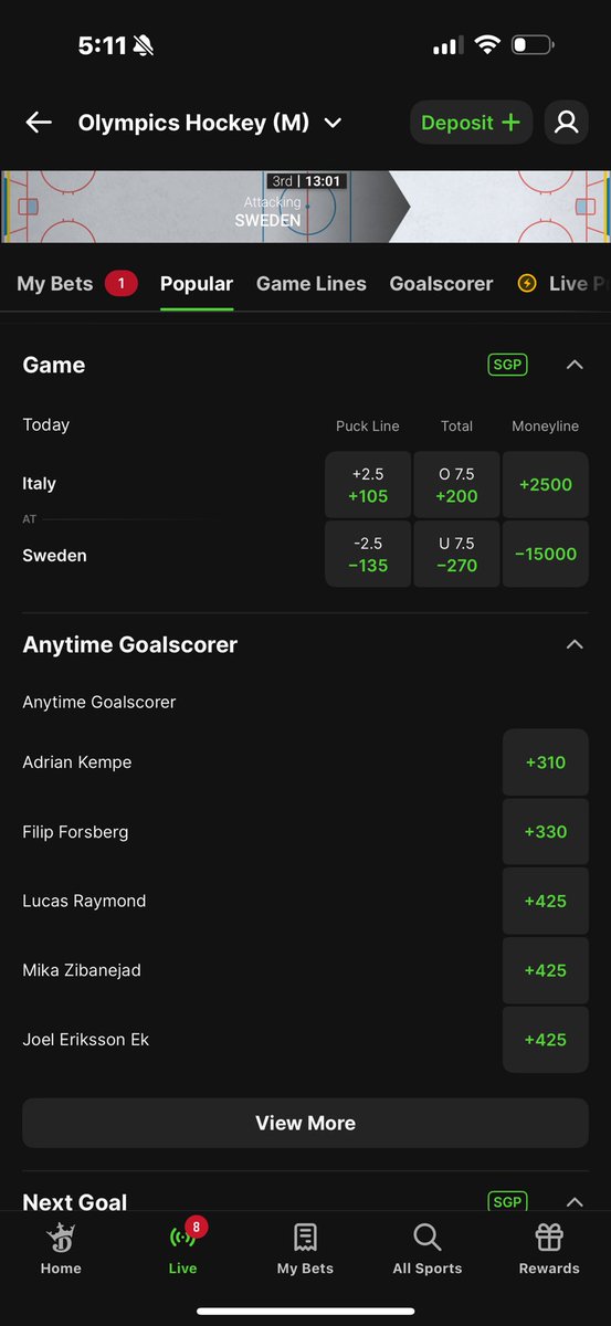 GaryDeadbolt's tweet photo. For once, I respect @FanDuel the only sportsbook to accurately reflect the fact Forsberg isn’t even on a line and has played 1 minute of ice time. @DKSportsbook @FanaticsBook do better. For an event where minimal information is displayed on ESPN etc. you guys are fooling many. https://t.co/08PBhGSxy9
