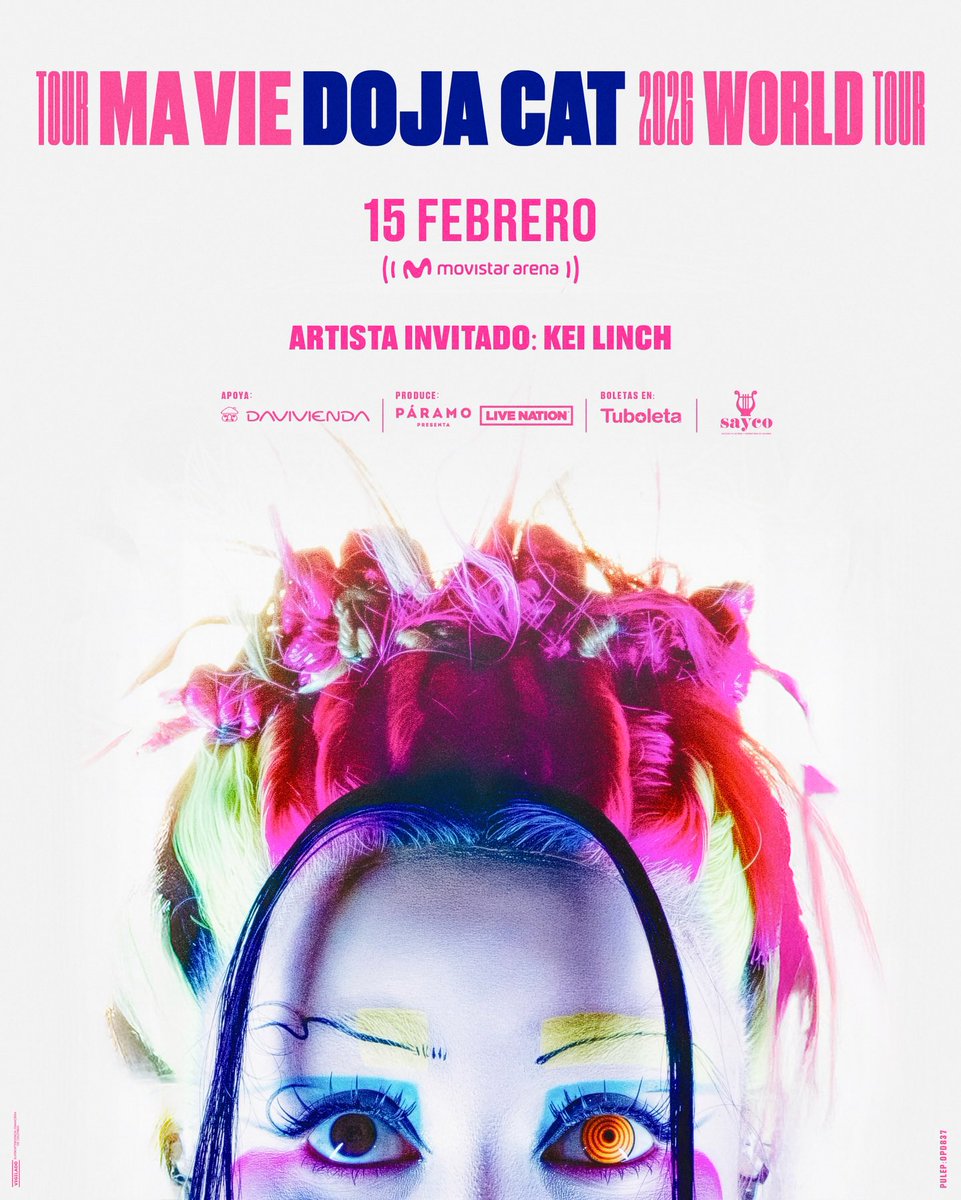 Kei Linch será la artista invitada de Doja Cat en su show de este domingo, 15 de febrero 💋

Últimas horas para que asegure su entrada en <a href="/Tuboletaoficial/">Tuboleta</a> 🎫